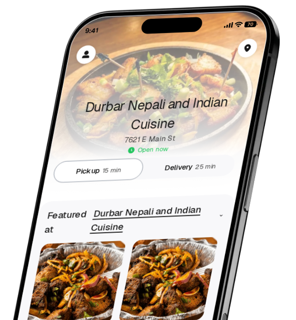 Durbar Nepali and Indian Cuisine app preview