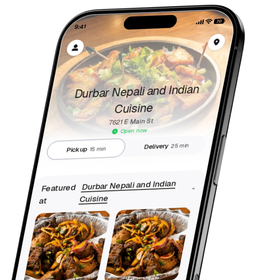 Durbar Nepali and Indian Cuisine app preview