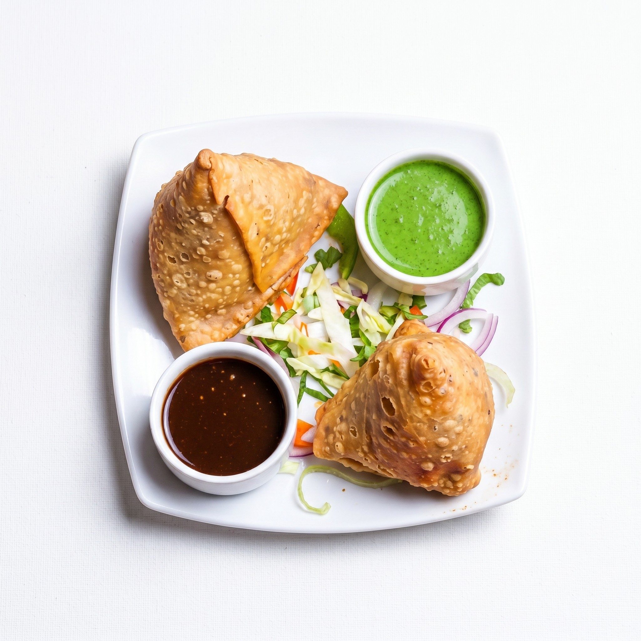 Vegetable Samosa.
