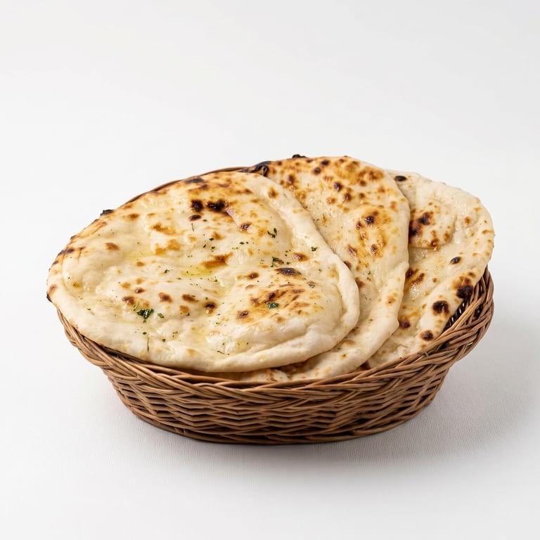 Savor our butter naan