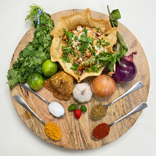 Taco Samosa Chaat