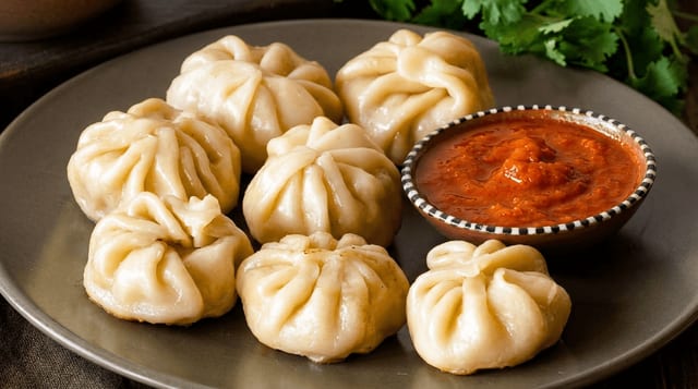 Vegetable Momo.
