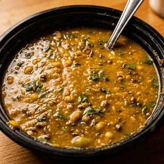 Kaloo Dal Soup